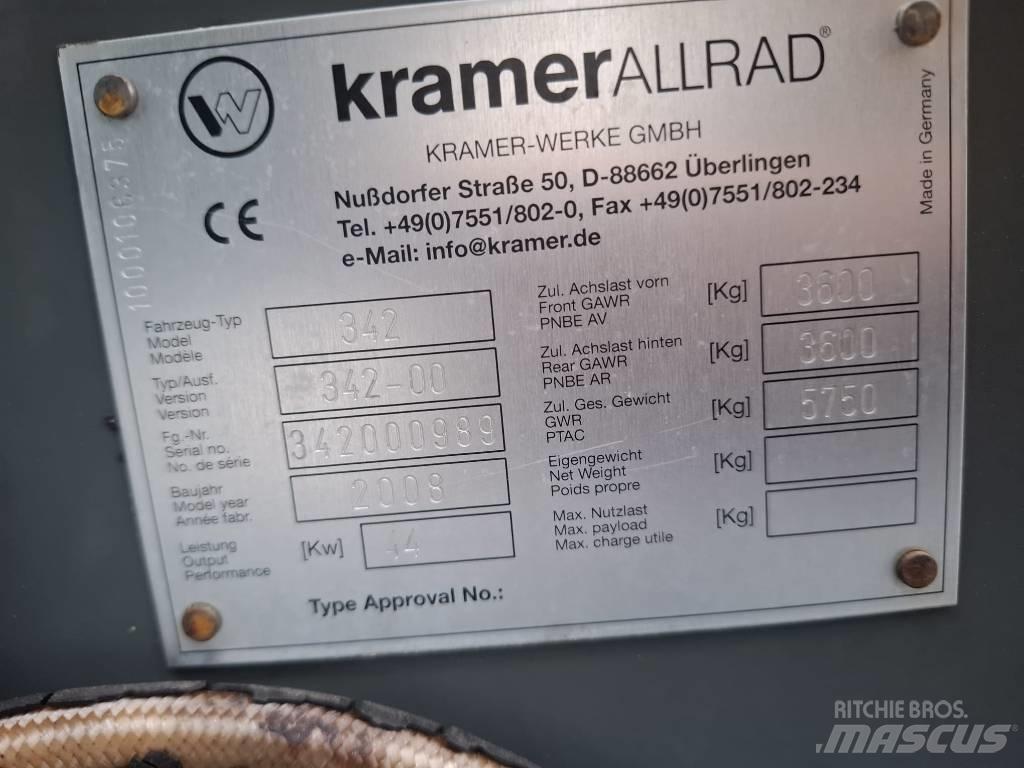 Kramer 380 Cargadoras sobre ruedas