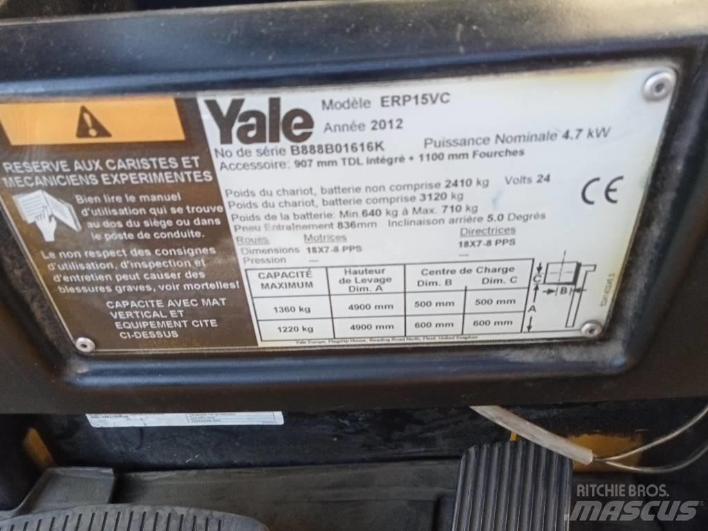 Yale ERP15VC Carretillas de horquilla eléctrica