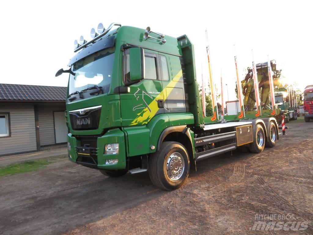 MAN 33.480 Transportes de madera