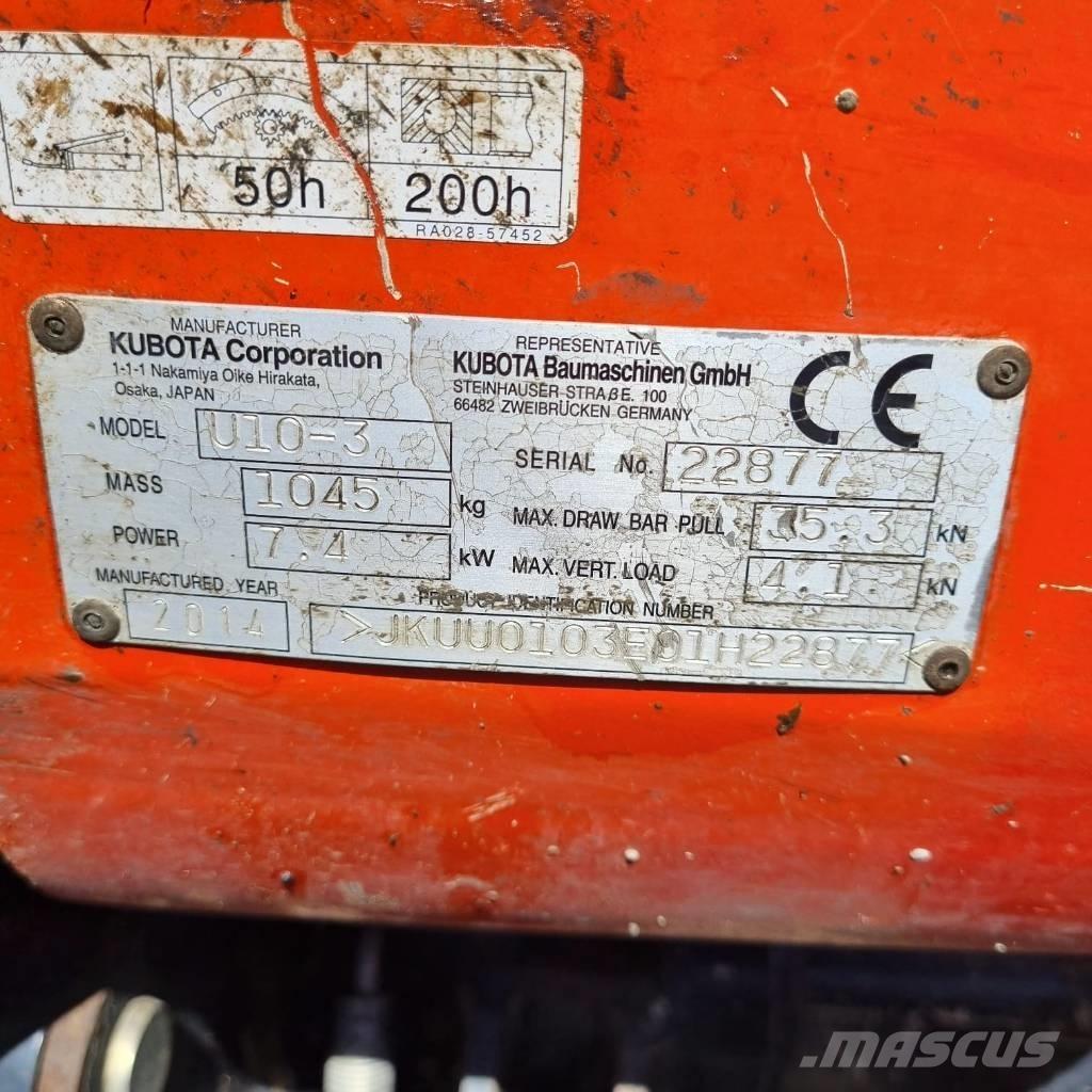 Kubota U 10-3a Miniexcavadoras