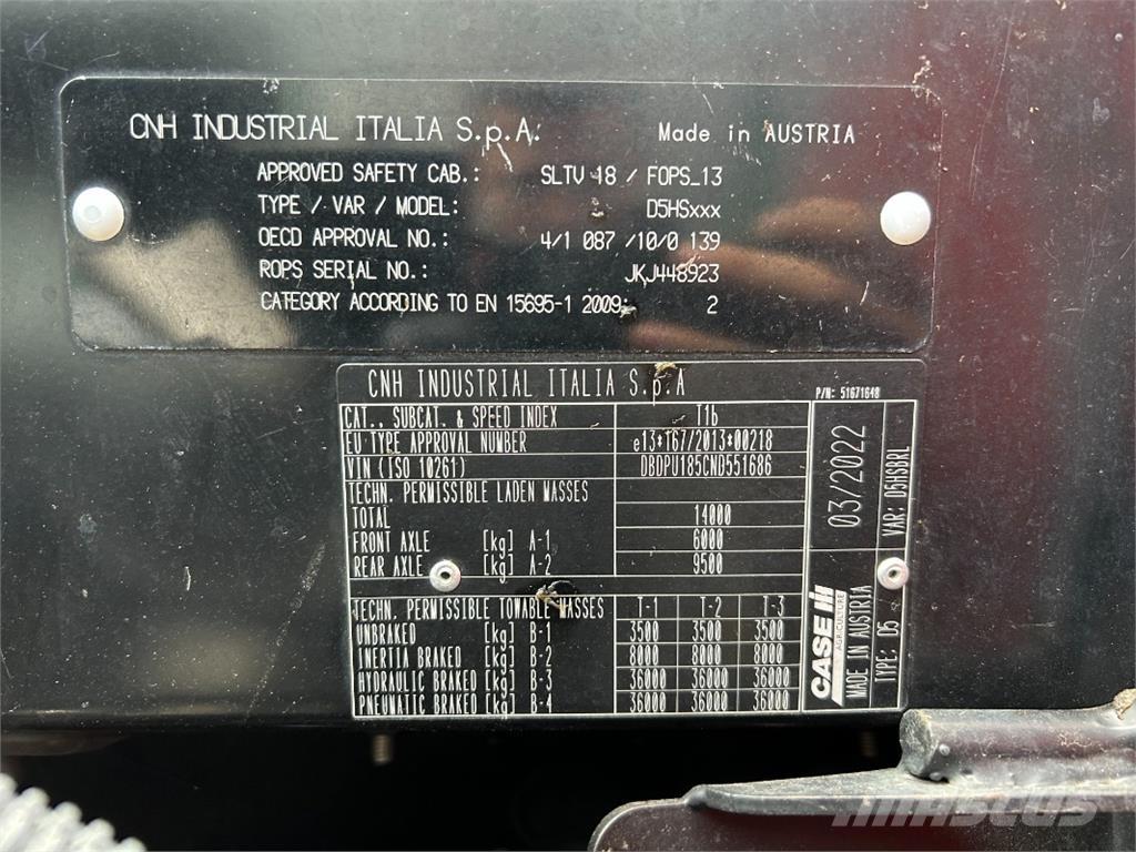 CASE Puma 185 CVX Tractores