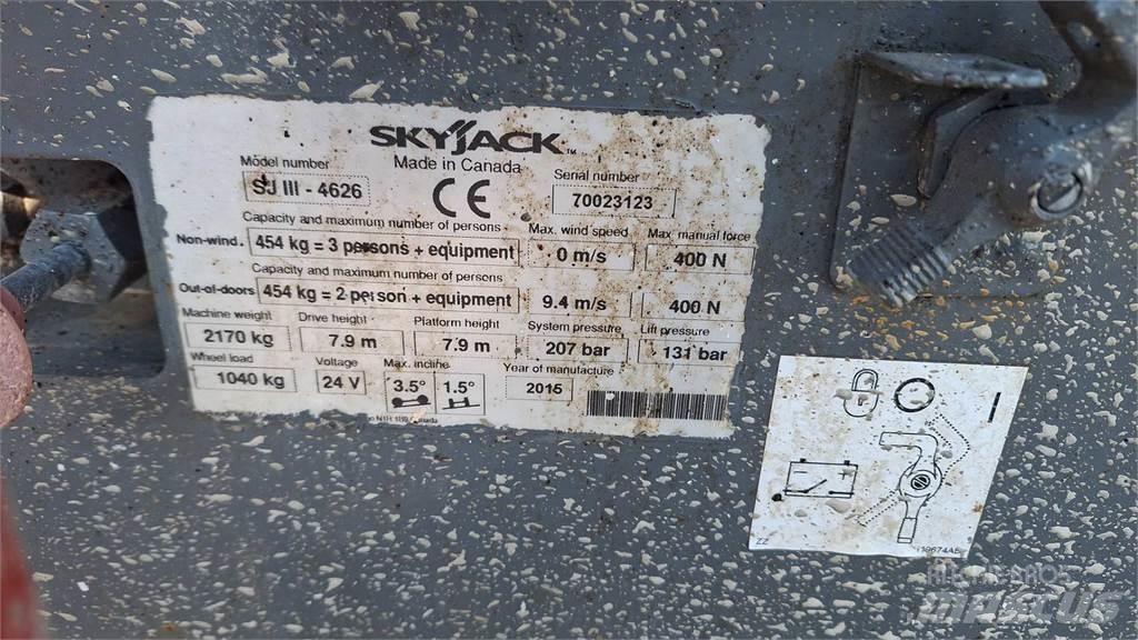 SkyJack SJIII4626 Plataformas tijera