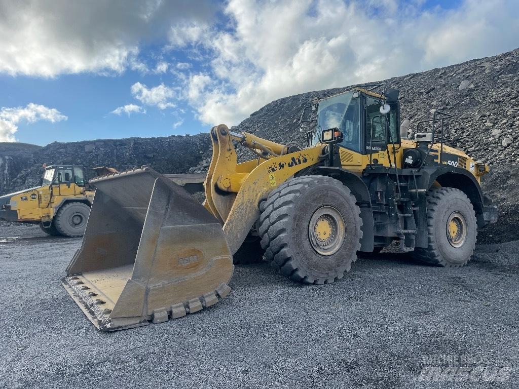 Komatsu WA500 Cargadoras sobre ruedas