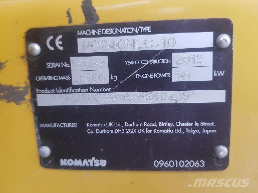 Komatsu PC240NLC-10 Excavadoras sobre orugas