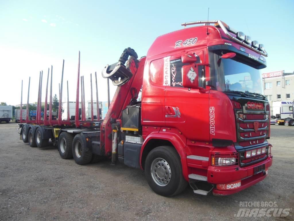 Scania R 450 Transportes de madera