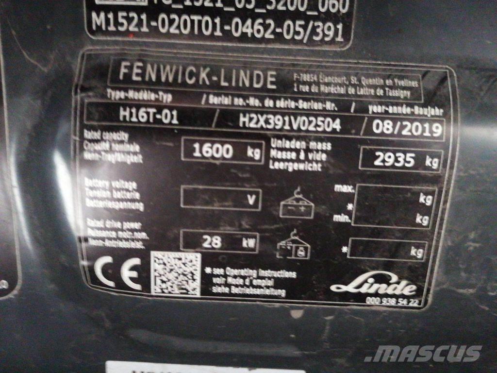 Linde H16T-01 Camiones LPG