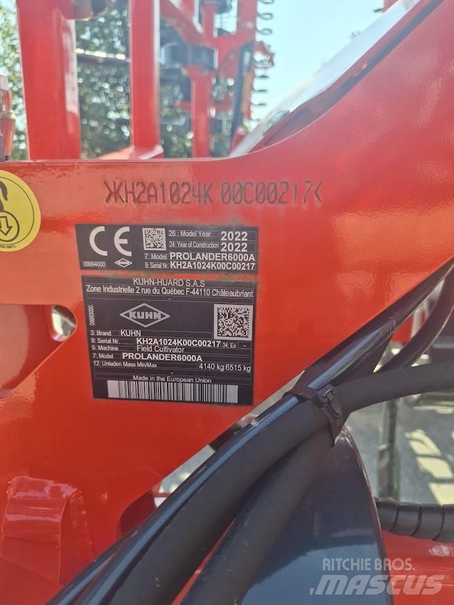 Kuhn Prolander 6000 Cultivadoras