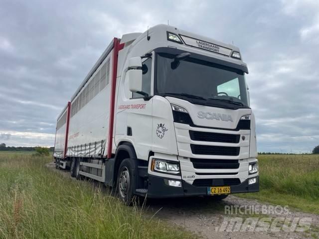 Scania R 450 Camiones de caja de lona