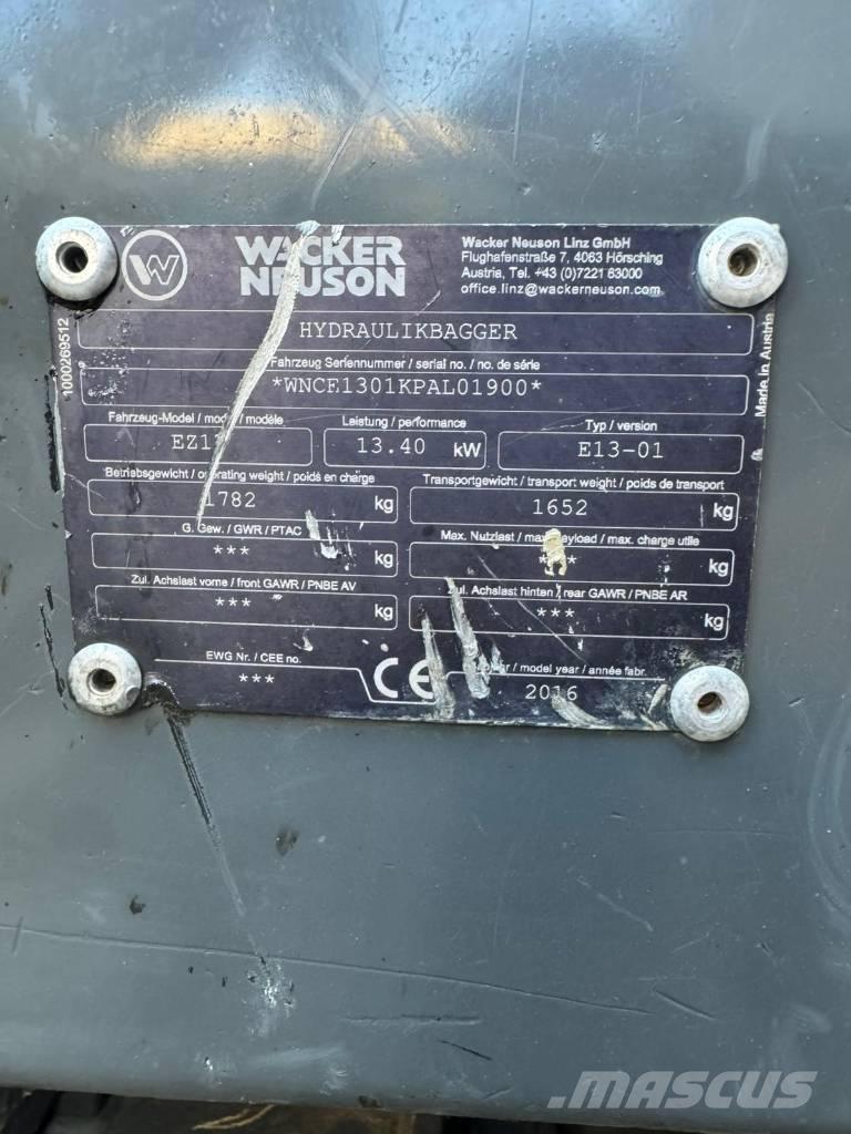 Wacker Neuson EZ 17 Miniexcavadoras