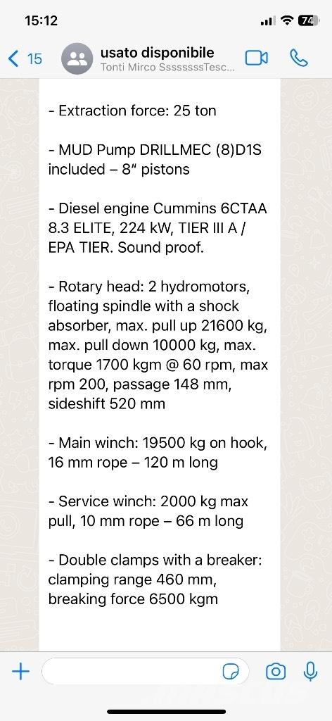  Soil mec G 25 Perforadoras de pozos