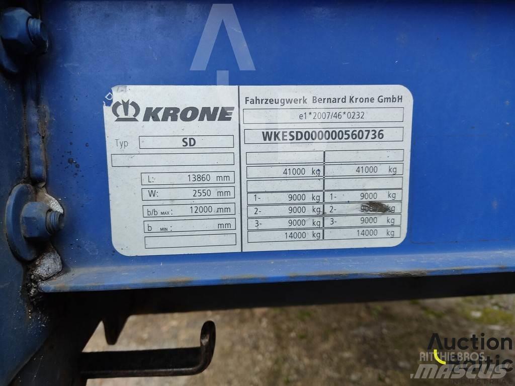 Krone SD Semirremolques de caja de lona