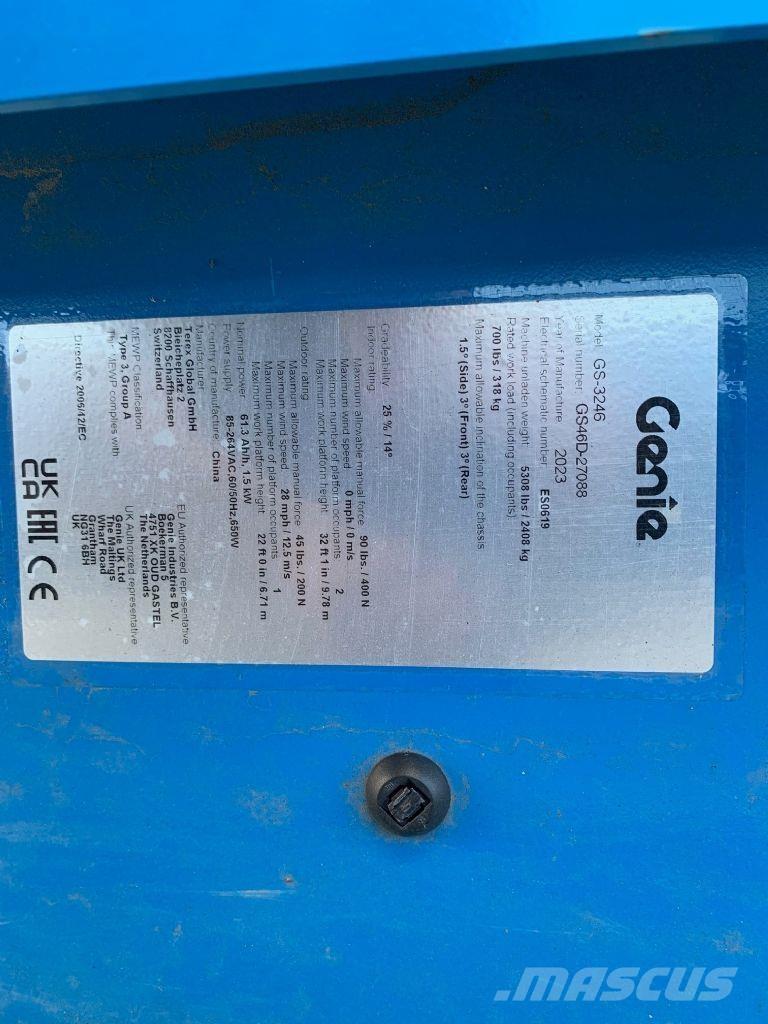 Genie GS-3246 Plataformas tijera