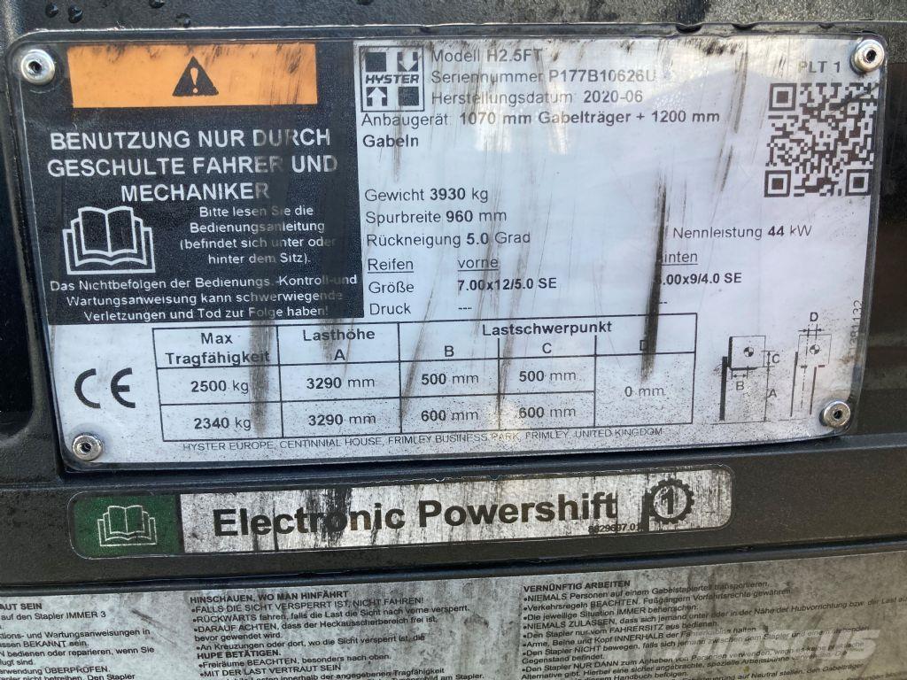 Hyster H 2.5 FT Camiones LPG