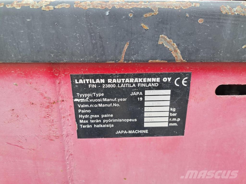 Japa 2000 Partidoras, cortadoras y trituradoras de madera