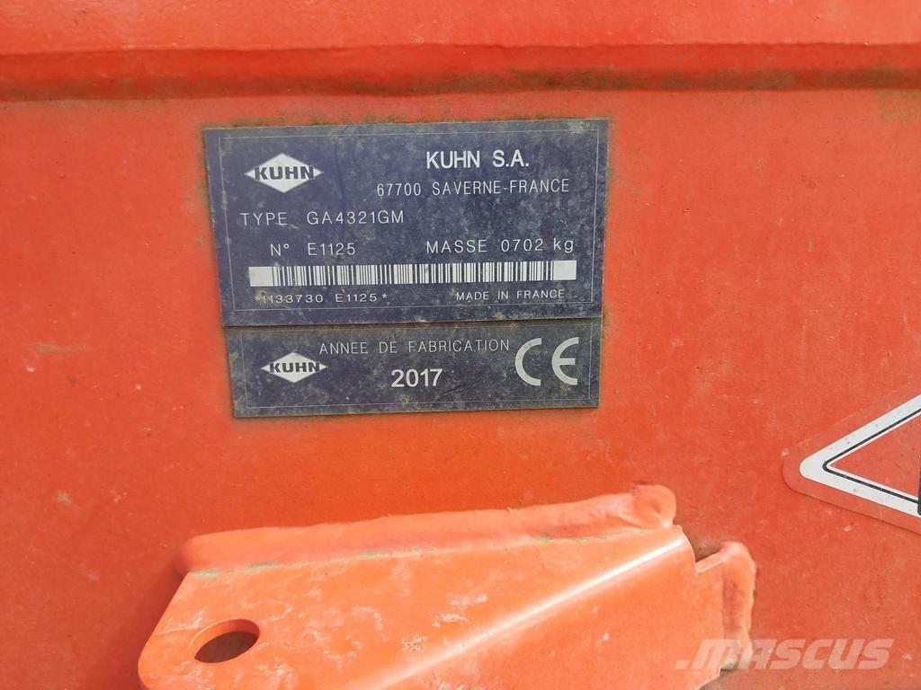 Kuhn 4321 Rastrilladoras y rastrilladoras giratorias