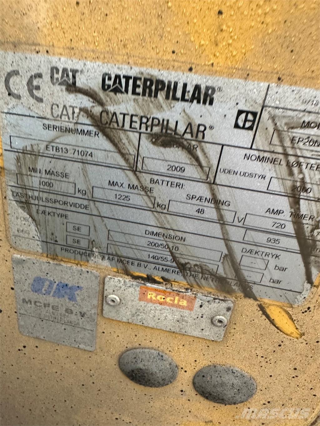 CAT EP20 Carretillas de horquilla eléctrica