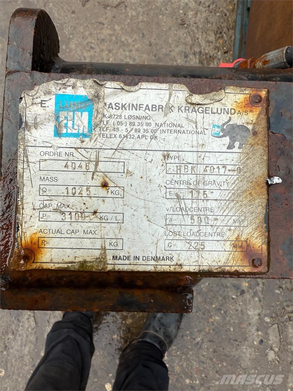 Elm Plade klemme Horquilla abrazadera