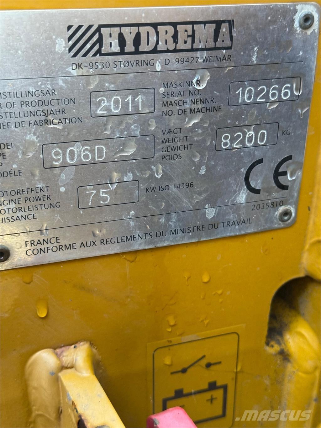 Hydrema 906D Retrocargadoras