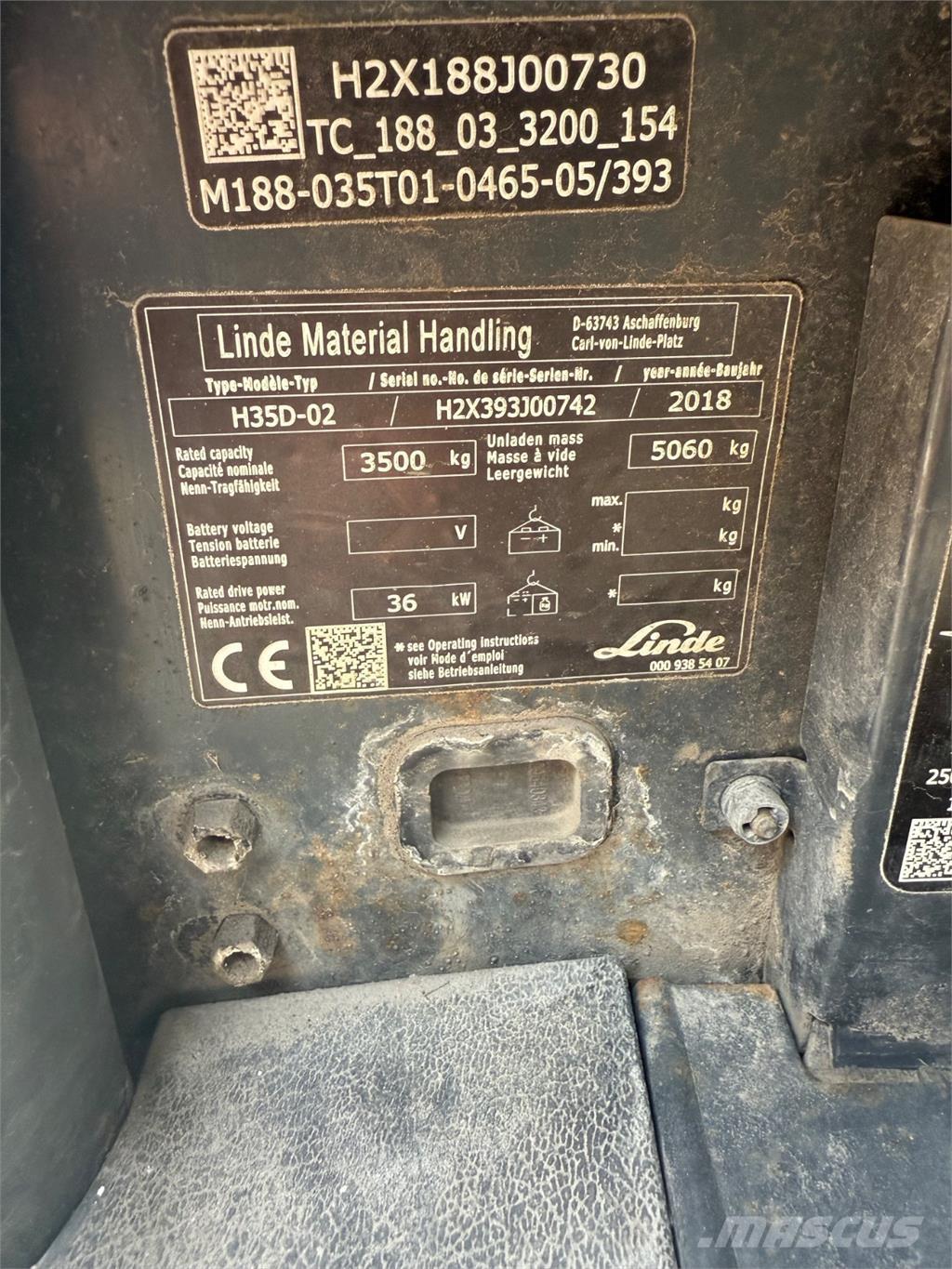 Linde H35D Camiones diesel