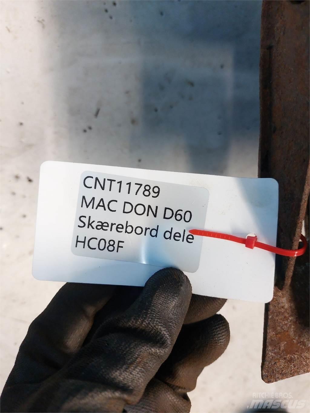 MacDon D60 Accesorios para cosechadoras combinadas