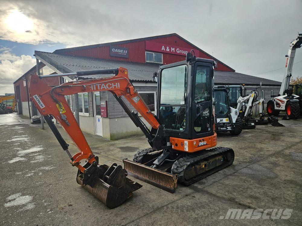 Hitachi ZX26U Excavadoras sobre orugas