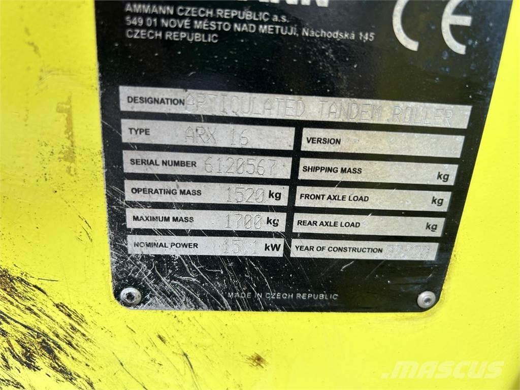 Ammann ARX16 AMMANN ARX16 Rodillos de doble tambor