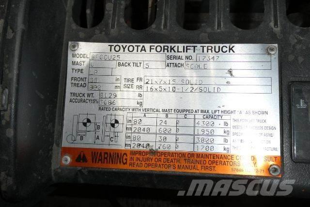Toyota 8FGCU25 Montacargas - otros