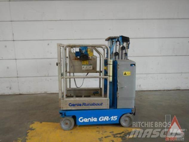 Genie GR-15 Plataformas con brazo de elevación manual