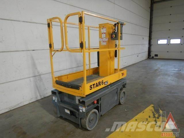 Haulotte Star 6 Plataformas con brazo de elevación manual