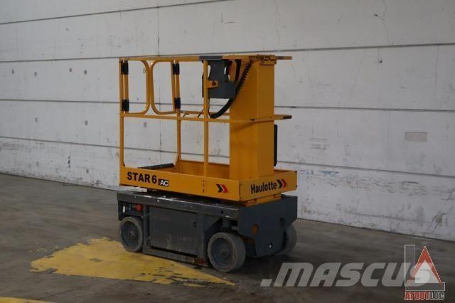 Haulotte Star 6 Plataformas con brazo de elevación manual