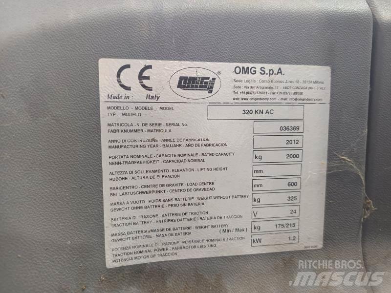 OMG 320KN AC Montacargas de baja elevación