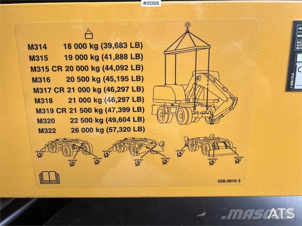 CAT M315 Excavadoras de ruedas