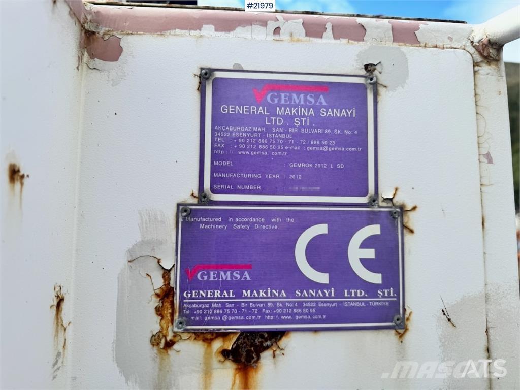 Gemsa Brønnborerigg Perforadora de superficie