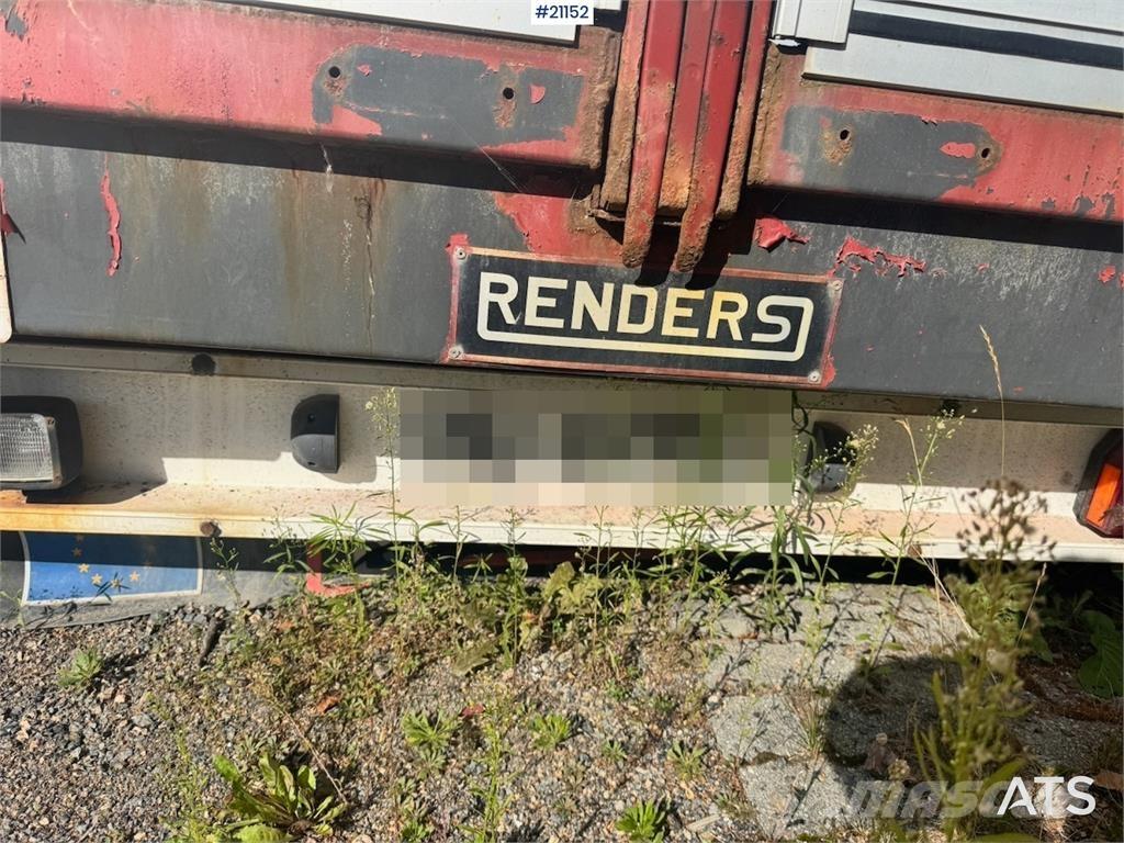 Renders trailer. Remolques de cama baja