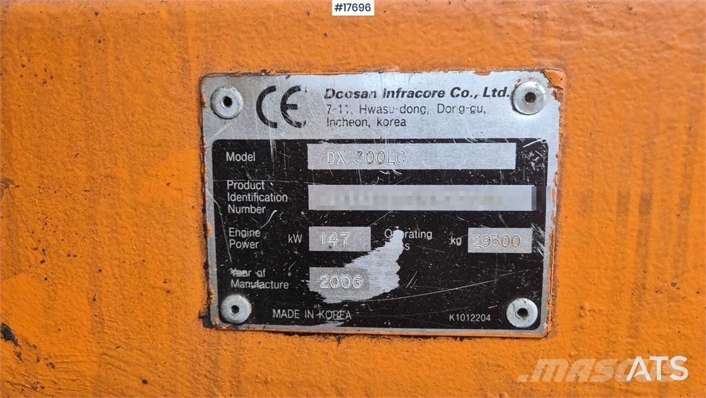 Doosan DX 300 LC Excavadoras sobre orugas