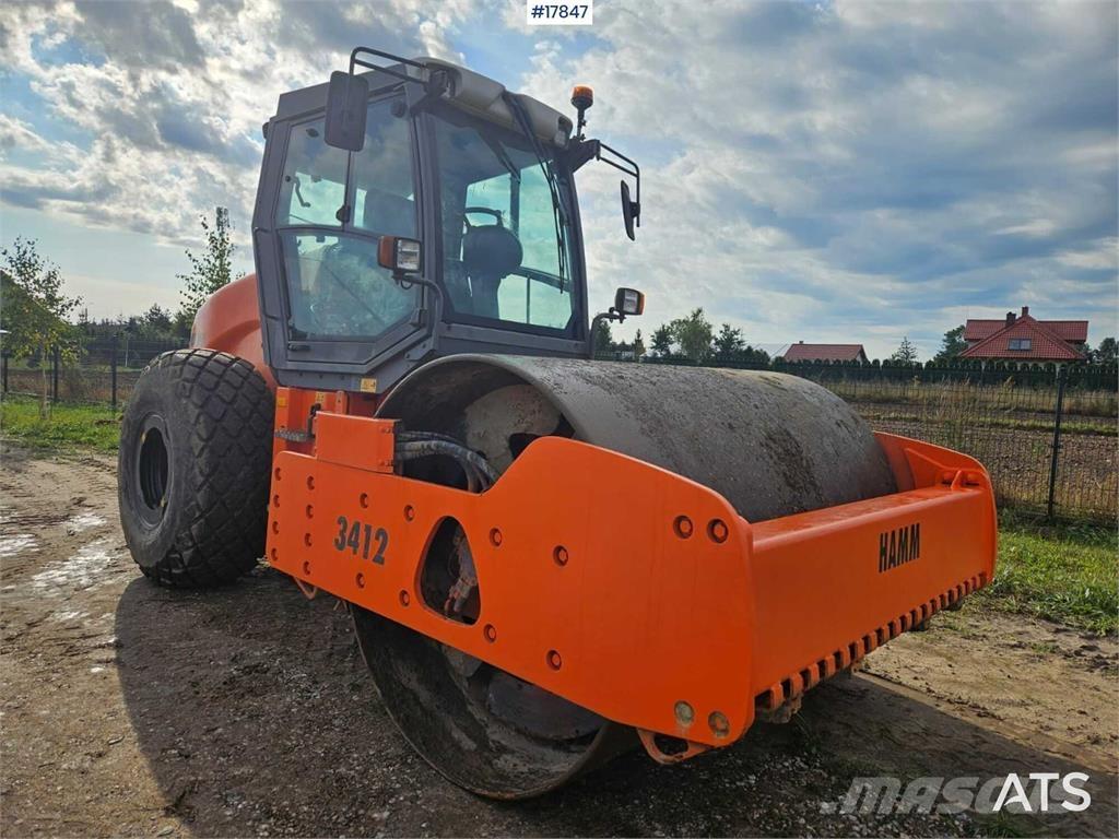 Hamm 3412HT Rodillos de un solo tambor