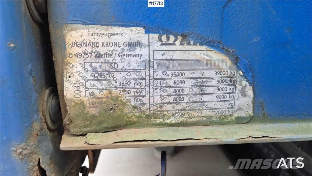 Krone SD Semirremolques de caja de lona