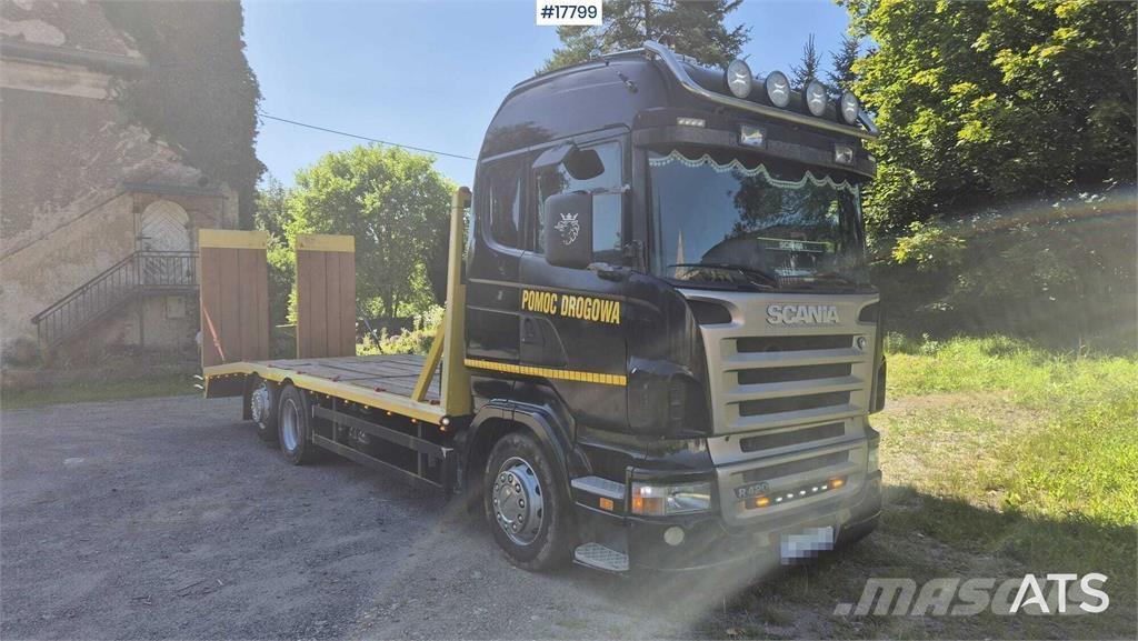 Scania R420 Camiones de superficie plana/cabrestantes