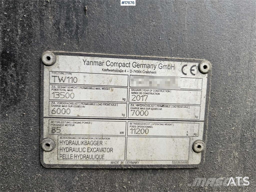 Schaeff TW 110 Excavadoras de ruedas