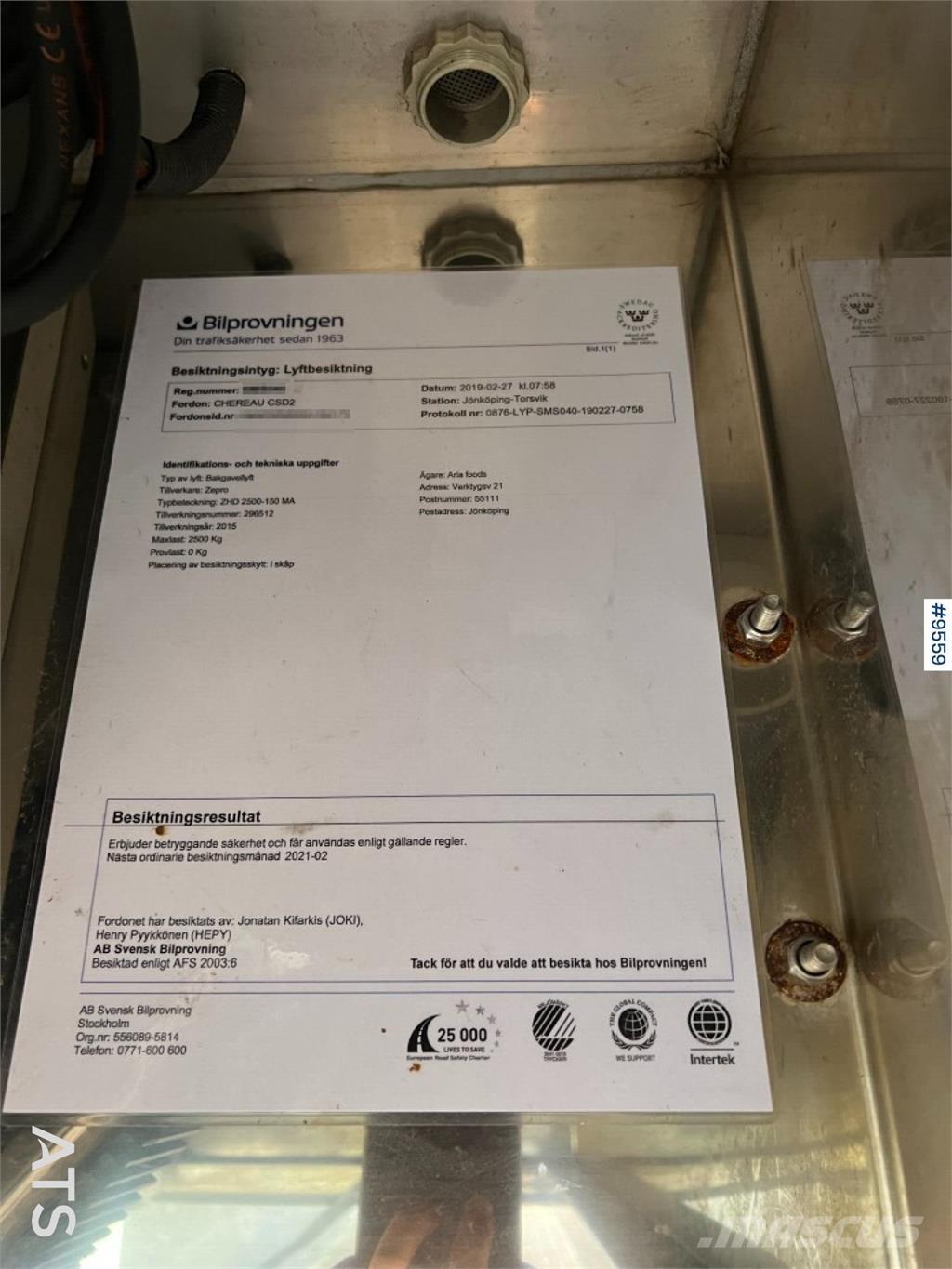 Chereau CSD2 Semirremolques portacontenedores