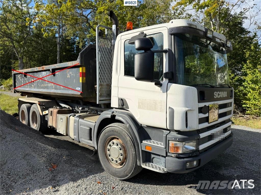 Scania P124GB Camiones elevadores de gancho
