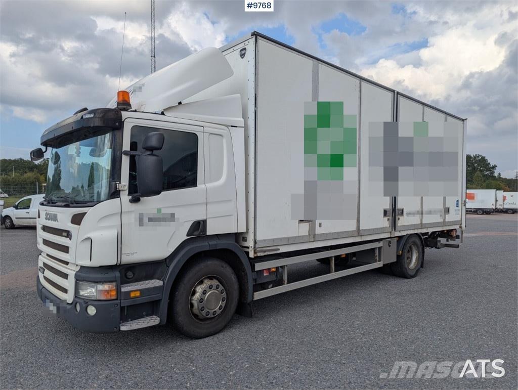 Scania P280 Camiones con caja de remolque