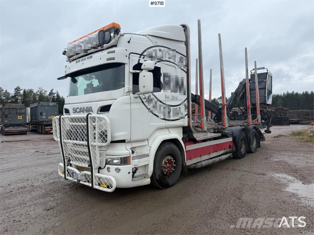 Scania R520 Transportes de madera