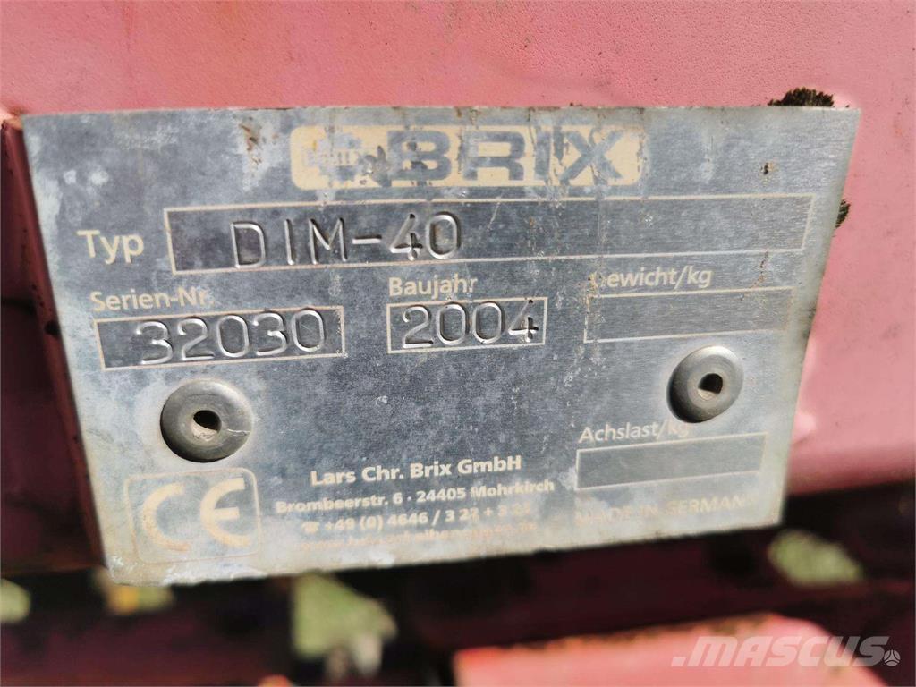 Brix DIM 40 Arrastradoras para campos