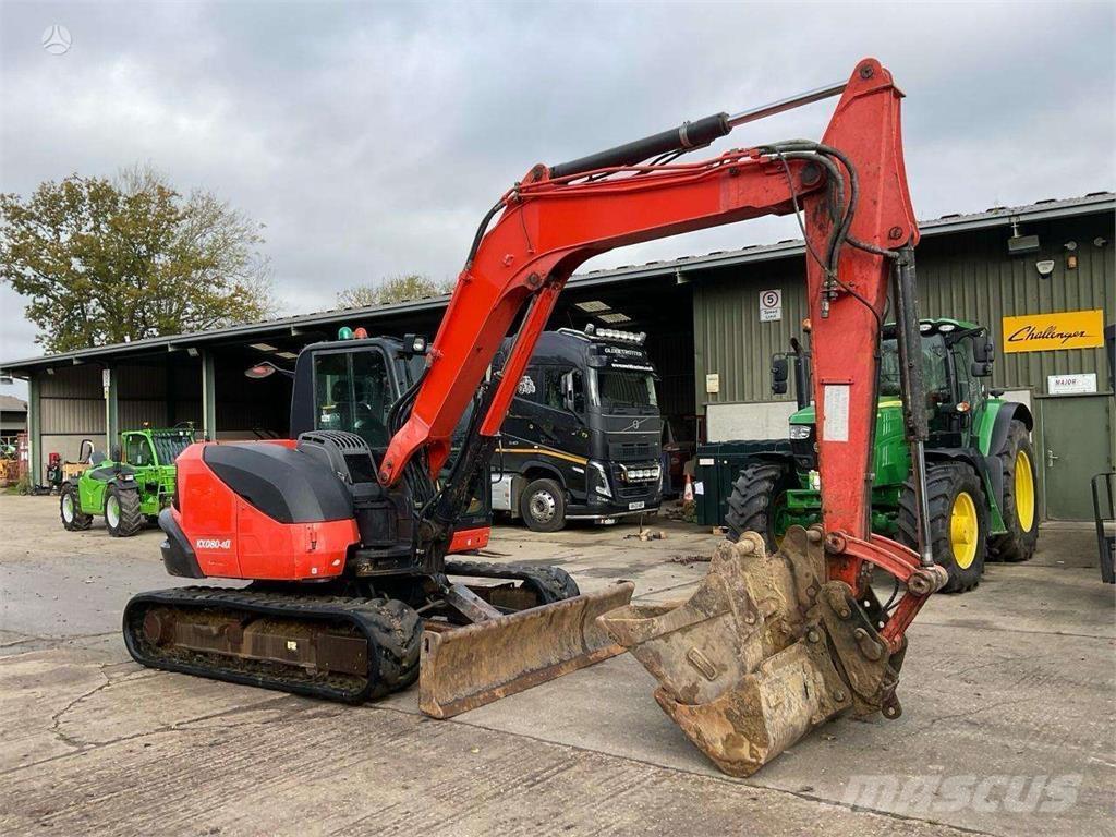 Kubota KX080-4 Excavadoras sobre orugas