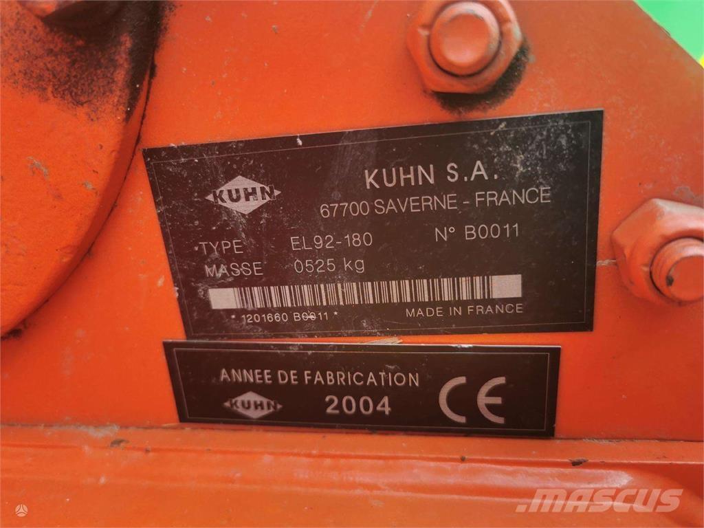 Kuhn EL 92-180 Segadoras acondicionadoras