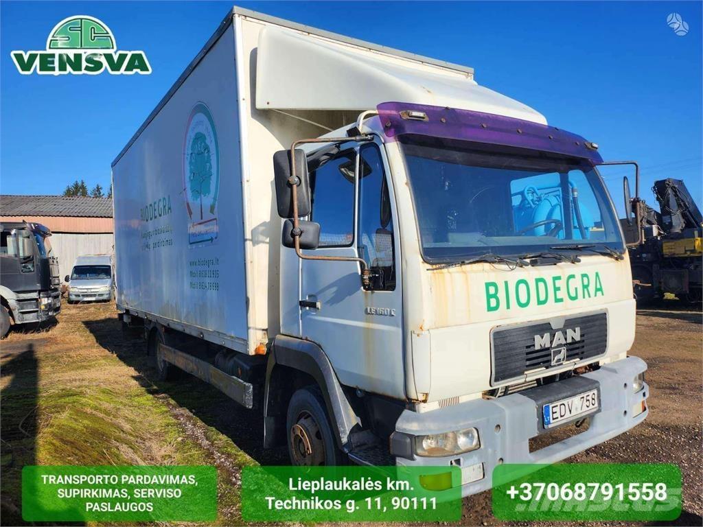 MAN LE 160 C Camiones con caja de remolque