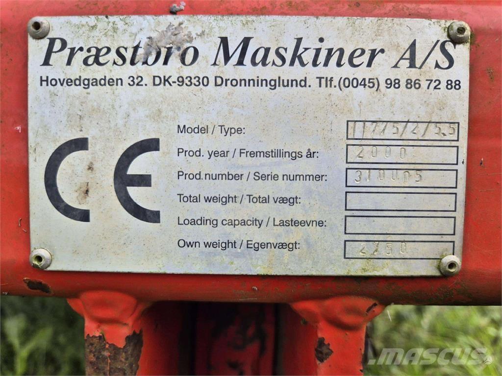 Præstbro 5.5 Arrastradoras para campos