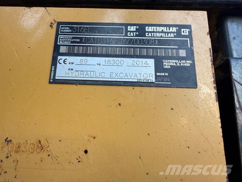 CAT 316E Excavadoras sobre orugas