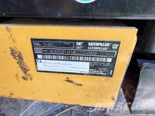 CAT 316F Excavadoras sobre orugas